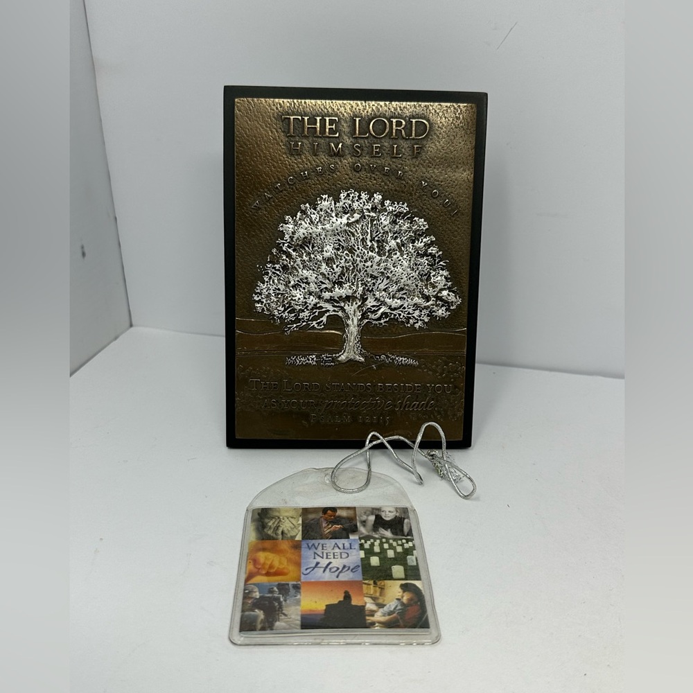 LightHouse Christian Products Psalm 121:5 Tree Sculpture Plaque 20763 W7